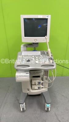 Aloka Prosound SSD-3500 Ultrasound Scanner *S/N M02298* **Mfd 2004** with 2 x Transducers / Probes (UST-9124 and UST-9123) and Sony UP-895CE Video Graphic Printer (Powers Up) ***IR149***