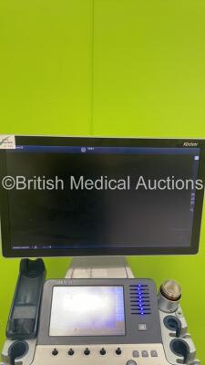 GE Logiq S8 XDclear Flat Screen Ultrasound Scanner Ref 5669845 *S/N 501132SU2* **Mfd 11/2016** Software Version R3 Software Revision 1.9 (Powers Up - Damaged / Missing Dials / Keys - See Pictures) ***IR144*** - 4