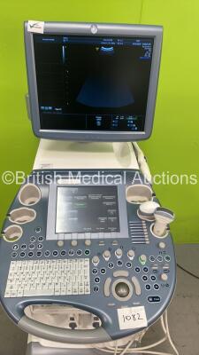 GE Voluson E6 Flat Screen Ultrasound Scanner *S/N D52176* **Mfd 06/2010** Software Version 10.0.0.3065 with 3 x Transducers / Probes (RAB4-8-D Ref H48651MP *Mfd 06/2015* / M6C Ref 5181441 *Mfd 05/2010* and IC5-9-D Ref 5194434 *Mfd 05/2010*) and Sony UP-D8 - 4