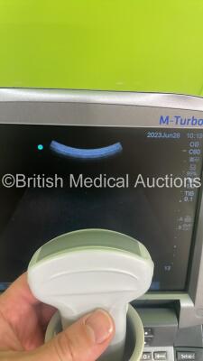 SonoSite M-Turbo Portable Ultrasound Scanner Ref P17000-13 *S/N WK3BHJ* **Mfd 07/2015** Boot Version 51.80.1110.011 ARM Version 51.80.110.011 with 2 x Transducers / Probes (ICTx/8-5 MHz Ref P07690-70 *Mfd 07/2015* and C60x/5-2 MHz Ref P07680-70 *Mfd 07/20 - 6