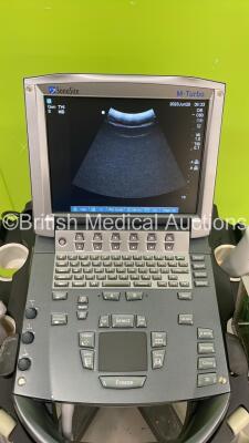 SonoSite M-Turbo Portable Ultrasound Scanner Ref P17000-16 *S/N Q4PH0Q* **Mfd 2017** Boot Version 51.80.300.015 ARM Version 51.80.300.015 with 2 x Transducers / Probes (C60xi/5-2 MHz Ref P20402-10 *Mfd 2016* and ICTx/8-5MHz Ref P07690-71 *Mfd 2015*) and S - 3