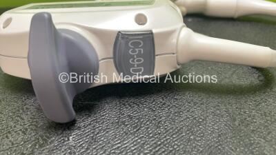 GE IC5-9-D REF 5194434 Ultrasound Transducer / Probe *Mfd - 04/2015* (Untested, With Slight Damage Head-See Photo) *SN 416048WX7* *G* - 3