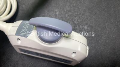 GE IC5-9-D REF 5194434 Ultrasound Transducer / Probe *Mfd - 08/2014* (Untested) *SN 370563WX9* *G* - 3