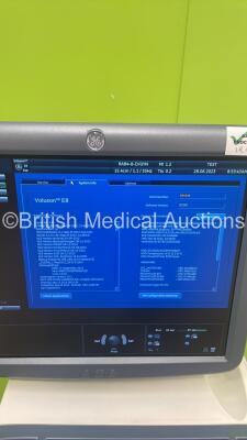 GE Voluson E8 Expert Flat Screen Ultrasound Scanner *S/N D55338* Software Version EC200 (13.0.0.156) with 2 x Transducers / Probes (AB2-7-D Ref H48651MW *Mfd 10/2007* and RAB4-8-D Ref H48651MP *Mfd 10/2012*) Sony DVO-1000MD DVD Recorder and Sony UP-D897 D - 11