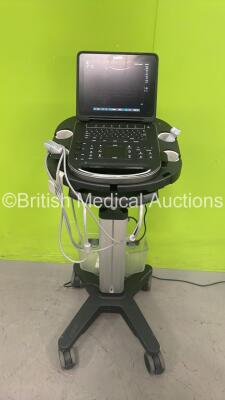 SonoSite Edge II Ultrasound Scanner Ref P20680-10 *S/N 0446BP* **Mfd 05/2016** Boot Version 91.80.100.031 ARM Version 91.80.100.031 with 2 x Transducers / Probes (rP19x/5-1 MHz Ref P21015-10 *Mfd 05/2016* and rC60xi/5-2 MHz Ref P21070-10 *Mfd 05/2016*) on