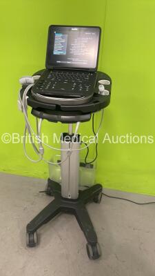 SonoSite Edge II Ultrasound Scanner Ref P20680-10 *S/N 0446BP* **Mfd 05/2016** Boot Version 91.80.100.031 ARM Version 91.80.100.031 with 2 x Transducers / Probes (rP19x/5-1 MHz Ref P21015-10 *Mfd 05/2016* and rC60xi/5-2 MHz Ref P21070-10 *Mfd 05/2016*) on - 9