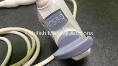 GE IC5-9-D REF 5194434 Ultrasound Transducer / Probe *Mfd - May 2013* (Untested) *SN 294515WX2* *G* - 3