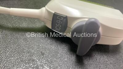 GE IC5-9-D REF 5492351 Ultrasound Transducer / Probe *Mfd - 03/2018* (Untested) *SN 652141WX3* *G* - 3