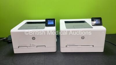 2 x HP M255dw Color LaserJet Pro Printers (Both Power Up)