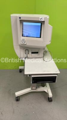 Zeiss Humphrey Field Analyzer Model 740i Rev 5.1.3 with Finger Trigger, Printer and Calibration Key on Motorized Table (Powers Up) *S/N 740i-50926*