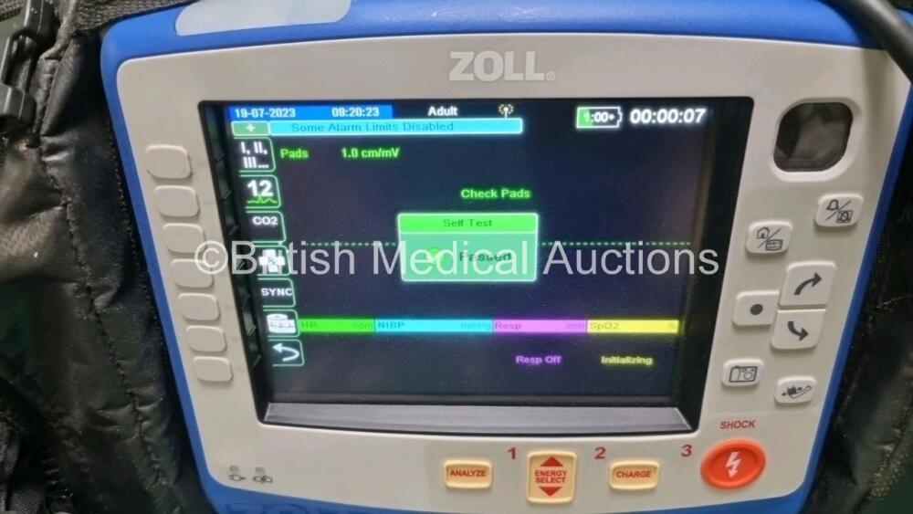 Zoll X Series Monitor / Defibrillator Including ECG, SPO2, NIBP, CO2 ...