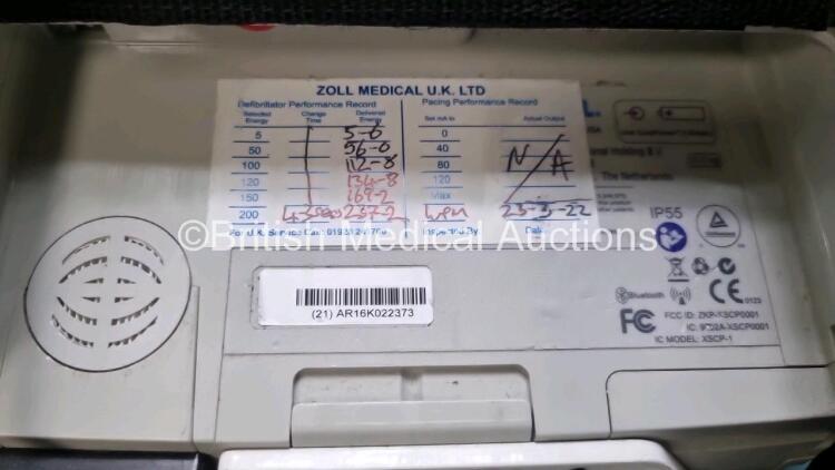 Ref 0804 Zoll X Series Monitor / Defibrillator Including ECG, SPO2, NIBP, CO2 ...