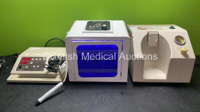 Mixed Lot Including 1 x EMS Therasonic Six Unit, 1 x Hqua Plus Aqua Plus + Beauty Machine and 1 x Eschmann VP25 Suction Unit (All Power Up)