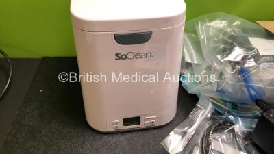 Mixed Lot Including 1 x SoClean CPAP Sanitizing Equipment Unit, 1 x MagneTek 1200 Monitor, 1 x Nellcor N-20 Monitor, 1 x Valleylab RapidVac Smoke Evacuator, Various BP Cuffs and Patient Monitoring Cables - 5