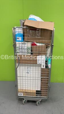 Cage of Mixed Consumables Including Meditech ECO Anaesthesia Masks, Fannin Integral Silicone Laryngeal Masks and Catheterisation Packs (Cage Not Included - Out of Date)