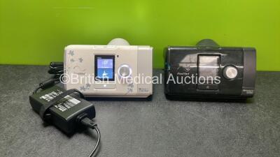 Job Lot Including 1 x Resmed Airsense 10 Autoset CPAP Unit (Powers Up with Missing Side Cover / Humidifier Unit-See Photo) 1 x Resmed Airsense 10 Autoset for Her CPAP Unit (Powers Up) 1 x AC Power Supply