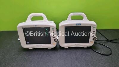 2 x GE Dash 3000 Patient Monitors (1 x Powers Up 1 x Draws Power, Both with Damage to Casing - See Photos) Including ECG, NBP, CO2, SpO2, Temp/CO, BP1 and BP2 Options *SN A1DJ69176 / AAB04461009GA*