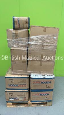 Mixed Pallet Including Super Touch Disposable Oversleeves, First Aid Boxes and Over Shoes (Out of Date)