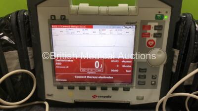 GS Corpuls3 Slim Defibrillator Ref : 04301 with Corpuls Patient Box Ref : 04200 with Pacer, Oximetry, ECG-D, ECG-M, CO2, CPR, NIBP and Printer Options, 4 and 6 Lead ECG Leads, SPO2 Finger Sensor, Hose, Paddle Lead, CO2 Cable, 3 x Batteries and Corpuls Dis - 4