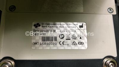 GS Corpuls3 Slim Defibrillator Ref : 04301 with Corpuls Patient Box Ref : 04200 with Pacer, Oximetry, ECG-D, ECG-M, CO2, CPR, NIBP and Printer Options, 4 and 6 Lead ECG Leads, SPO2 Finger Sensor, Hose, Paddle Lead, CO2 Cable, 3 x Batteries and Corpuls Dis - 11