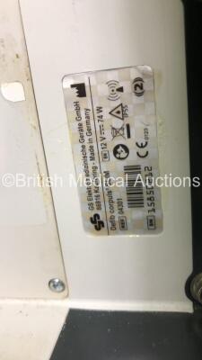 GS Corpuls3 Slim Defibrillator Ref : 04301 with Corpuls Patient Box Ref : 04200 with Pacer, Oximetry, ECG-D, ECG-M, CO2, CPR, NIBP and Printer Options, 4 and 6 Lead ECG Leads, SPO2 Finger Sensor, Hose, Paddle Lead, CO2 Cable, 3 x Batteries and Corpuls Dis - 12