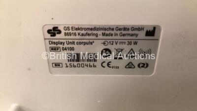 GS Corpuls3 Slim Defibrillator Ref : 04301 with Corpuls Patient Box Ref : 04200 with Pacer, Oximetry, ECG-D, ECG-M, CO2, CPR, NIBP and Printer Options, 4 and 6 Lead ECG Leads, SPO2 Finger Sensor, Hose, Paddle Lead, CO2 Cable, 3 x Batteries and Corpuls Dis - 14