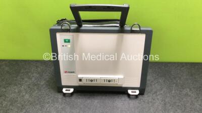 GS Corpuls3 Slim Defibrillator Ref : 04301 with Corpuls Patient Box Ref : 04200 with Pacer, Oximetry, ECG-D, ECG-M, CO2, CPR, NIBP and Printer Options, 4 and 6 Lead ECG Leads, SPO2 Finger Sensor, Cuff and Hose, Paddle Lead, CO2 Cable, 3 x Batteries and Co - 9