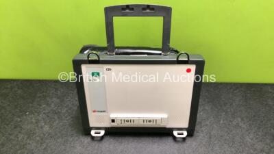 GS Corpuls3 Slim Defibrillator Ref : 04301 with Corpuls Patient Box Ref : 04200 with Pacer, Oximetry, ECG-D, ECG-M, CO2, CPR, NIBP and Printer Options, 4 and 6 Lead ECG Leads, SPO2 Finger Sensor, Cuff and Hose, Paddle Lead, CO2 Cable, 3 x Batteries and Co - 9