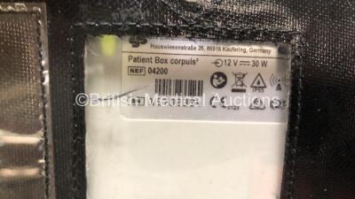 GS Corpuls3 Slim Defibrillator Ref : 04301 with Corpuls Patient Box Ref : 04200 with Pacer, Oximetry, ECG-D, ECG-M, CO2, CPR, NIBP and Printer Options, 4 and 6 Lead ECG Leads, SPO2 Finger Sensor, Cuff and Hose, Paddle Lead, CO2 Cable, 3 x Batteries and Co - 12