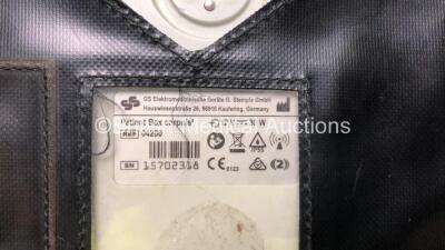 GS Corpuls3 Slim Defibrillator Ref : 04301 with Corpuls Patient Box Ref : 04200 with Pacer, Oximetry, ECG-D, ECG-M, CO2, CPR, NIBP and Printer Options, 4 and 6 Lead ECG Leads, SPO2 Finger Sensor, NIBP Cuff and Hose, Paddle Lead, CO2 Cable, 3 x Batteries a - 11