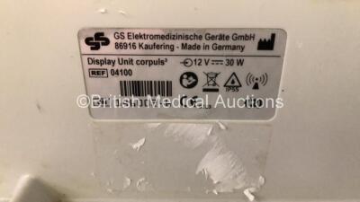 GS Corpuls3 Slim Defibrillator Ref : 04301 with Corpuls Patient Box Ref : 04200 with Pacer, Oximetry, ECG-D, ECG-M, CO2, CPR, NIBP and Printer Options, 4 and 6 Lead ECG Leads, SPO2 Finger Sensor, NIBP Cuff and Hose, Paddle Lead, CO2 Cable, 3 x Batteries a - 13