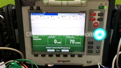 GS Corpuls3 Slim Defibrillator Ref : 04301 with Corpuls Patient Box Ref : 04200 with Pacer, Oximetry, ECG-D, ECG-M, CO2, CPR, NIBP and Printer Options, 4 and 6 Lead ECG Leads, SPO2 Finger Sensor, Hose, Paddle Lead, CO2 Cable, 3 x Batteries and Corpuls Dis - 3