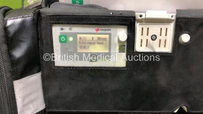 GS Corpuls3 Slim Defibrillator Ref : 04301 with Corpuls Patient Box Ref : 04200 with Pacer, Oximetry, ECG-D, ECG-M, CO2, CPR, NIBP and Printer Options, 4 and 6 Lead ECG Leads, SPO2 Finger Sensor, Hose, Paddle Lead, CO2 Cable, 3 x Batteries and Corpuls Dis - 10