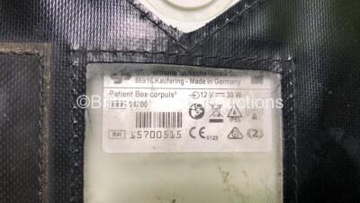 GS Corpuls3 Slim Defibrillator Ref : 04301 with Corpuls Patient Box Ref : 04200 with Pacer, Oximetry, ECG-D, ECG-M, CO2, CPR, NIBP and Printer Options, 4 and 6 Lead ECG Leads, SPO2 Finger Sensor, Hose, Paddle Lead, CO2 Cable, 3 x Batteries and Corpuls Dis - 12