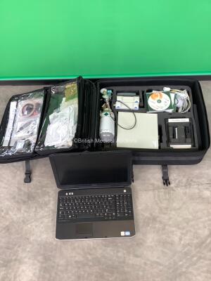 Jaeger Oxycon Mobile PCA with Accessories Including, Laptop, Battery Charger, Oxygen Module and Cables in Case (Powers Up) *Collection from Geldermalsen 4191, Netherlands Only*