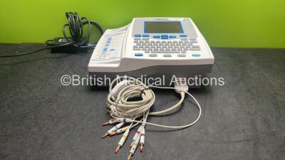 Burdick Atria 6100 ECG Machine with 1 x AC Power Supply and 1 x 10 Lead ECG Lead (Powers Up) *SN A6100-005021*