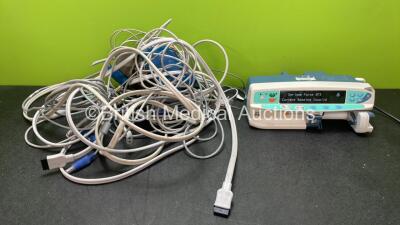 Mixed Lot Including 1 x Carefusion Alaris PK Pump (Powers Up with Fault-See Photo) Various Patient Monitoring Cables