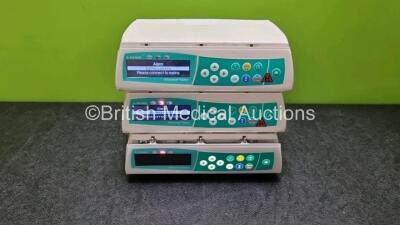 3 x B Braun Infusomat Space Infusion Pumps (All Power Up with Stock Power Supply Stock Power Supply Not Included)