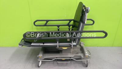 Portsmouth Surgical Equipment QA3 Patient Examination Couch (Hydraulics Tested Working - Headrest Stuck in Upright Position) *S/N 662*