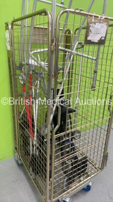 Mixed Cage Including Zimmer Frames and Crutches (Cage Not Included) - 3