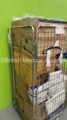 Cage of Consumables Including Coveralls, Overshoes and Gowns (Cage Not Included - Out of Date) - 3