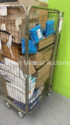 Cage of Consumables Including Coveralls, Overshoes and Gowns (Cage Not Included - Out of Date) - 4