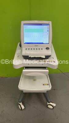 Edan F9 Fetal Monitor on Stand (Powers Up)