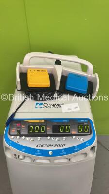 ConMed System 5000 Electrosurgical / Diathermy Unit with Footswitch (Powers Up) - 3