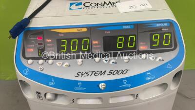 ConMed System 5000 Electrosurgical / Diathermy Unit with Footswitch (Powers Up) - 4