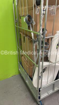 Mixed Cage Including Crutches, Commode Seats and Orthopedic Boots (Cage Not Included) - 3