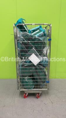 Cage of Inflatable Mattresses and Pumps (Cage Not Included)