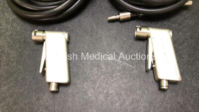 2 x MicroAire Pulse Lavage 4740 Handpieces with 2 x Hoses - 2