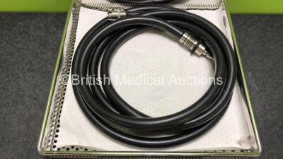 Job Lot Including 2 x MicroAire Handpieces with 2 x Attachments, Chuck Key and Hose in Tray - 10