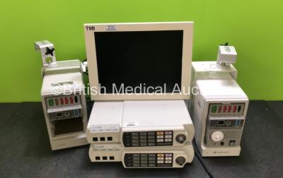 Job Lot Including 2 x Solar 8000M Patient Monitoring Modules, 1 x Richardson Electronics Monitor, 2 x GE / Marquette Tram RAC 4A Module Racks with 2 x GE Tram 451N Modules and 1 x Smart Anesthesia Gas Module *GH*